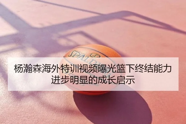 杨瀚森海外特训视频曝光篮下终结能力进步明显的成长启示